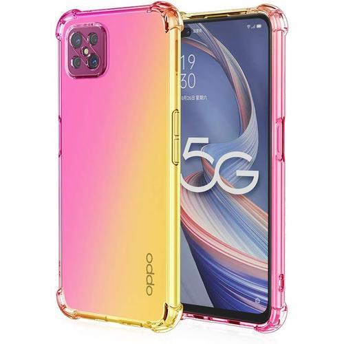 Coque Pour Oppo Reno 4z 5g Reno4 Z 5g Coque, Étui En Gradient Color... on Productcaster.