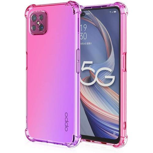 Coque Pour Oppo Reno 4z 5g Reno4 Z 5g Coque, Étui En Gradient Color... on Productcaster.