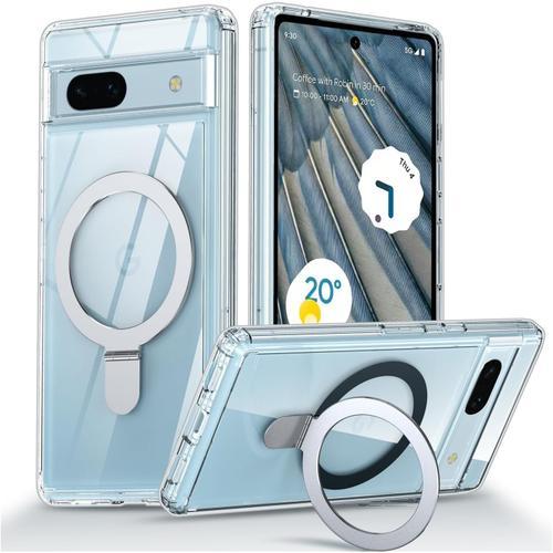 Coque Transparente Pour Google Pixel 8 Pro - Support Magnétique Mag... on Productcaster.