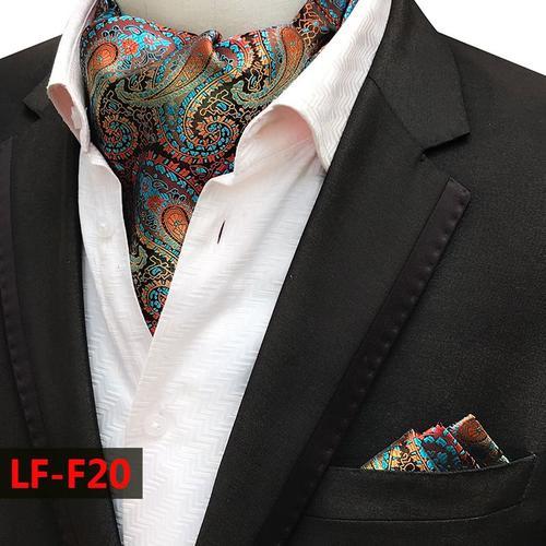 Cravate En Soie Pour Hommes,Paisley,Motif Floral,Bleu,Carré,Avec Po... on Productcaster.