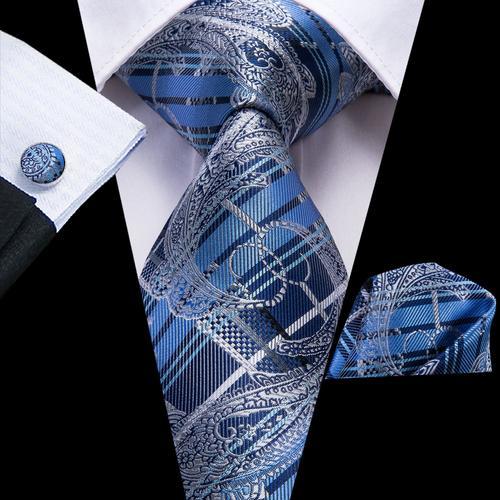 Cravate De Mariage En Soie Bleu Paon Pour Hommes,Nouveauté Design,B... on Productcaster.