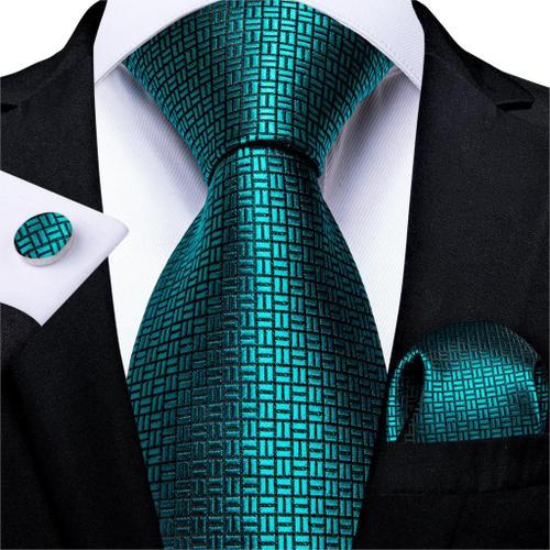 Cravate De Mariage En Soie Vert Sarcelle Pour Homme,Nouveau Design,... on Productcaster.