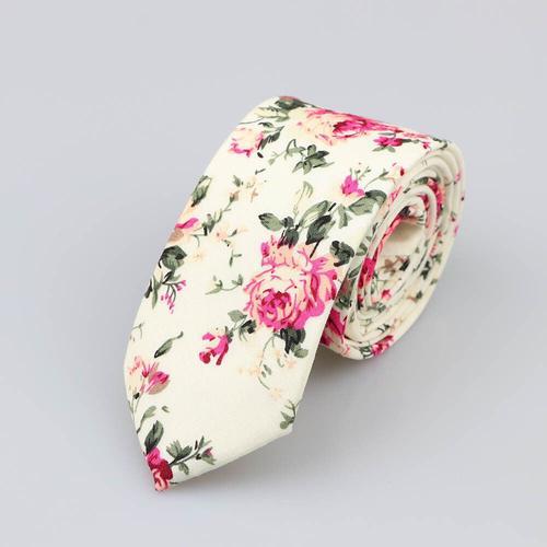 Cravate 100% Coton Pour Homme,Accessoire Floral,6cm,Magnifique,Pour... on Productcaster.