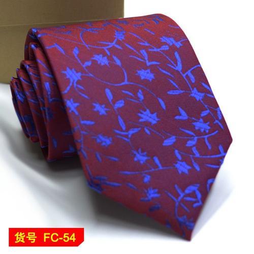 Cravates Jacquard En Soie Pour Hommes,8cm,100 Styles,Rayures Floral... on Productcaster.