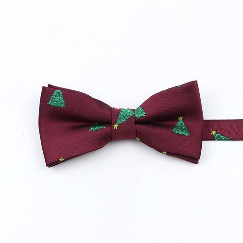 N¿Ud Papillon De Noël Pour Hommes,Haute Qualité,Jacquard Tissé Roug... on Productcaster.