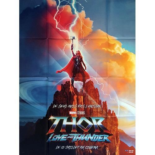 Thor, Love And Thunder - Affiche Originale De Cinéma - Format 120x1... on Productcaster.