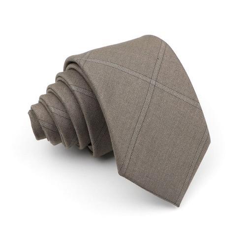 Cravate Jacquard Tissée À Carreaux Rayés Pour Homme,7cm,En Polyeste... on Productcaster.