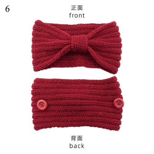 Turban D'hiver En Laine Pour Femmes, Bandeau Chaud Tricoté, Croisé ... on Productcaster.