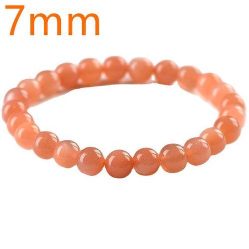 Bracelet En Pierre De Soleil Naturelle Pour Homme Et Femme, Perles ... on Productcaster.