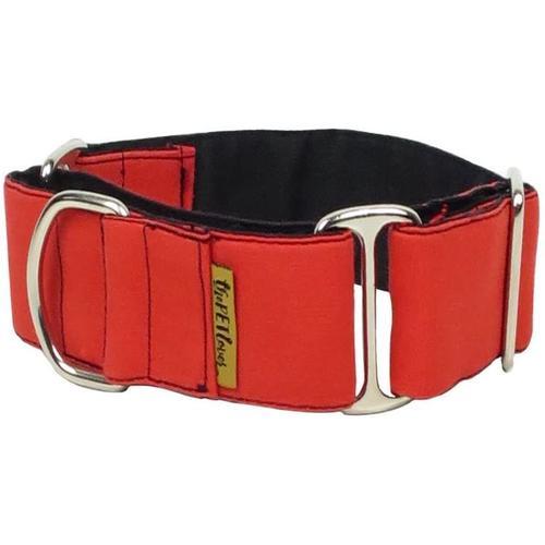 Thepetlover Collier Martingale Pour Chien L Rouge Et Noir on Productcaster.