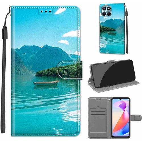 Coque Pour Honor X6a, Housse Etui Portefeuille Cuir Multifonction, ... on Productcaster.