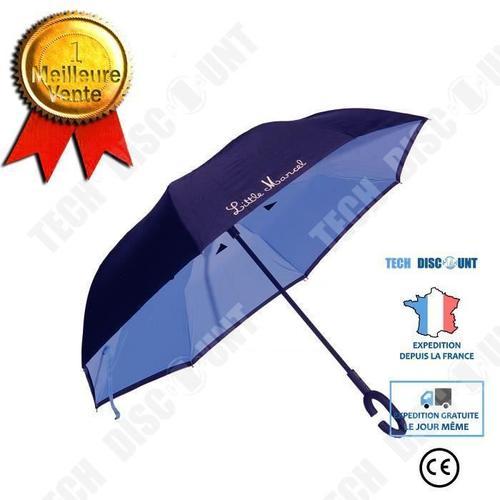 Td Parapluie Inversé Polka Double Nylon Ultra Résistant Imperméabl... on Productcaster.