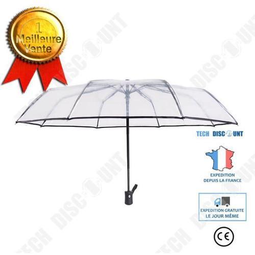 Td Parapluie Transparent Triple Parapluie Pliant Couple Étudiant P... on Productcaster.