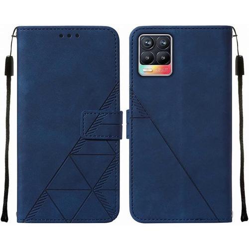 Coque Pour Realme 8 Pro Etui En Cuir Housse Portefeuille Avec Fente... on Productcaster.