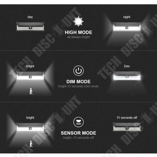 Td Lampes Solaires Applique Murale Extérieure 80 Led Pir Détecteur... on Productcaster.