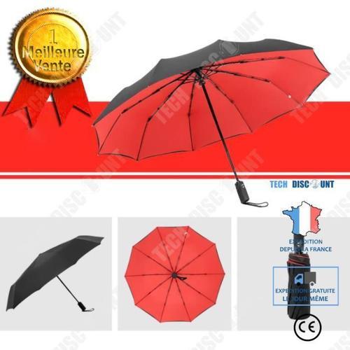 Td Coupe-Vent Double Automatique Pliant Parapluie Femme Mâle Dix O... on Productcaster.