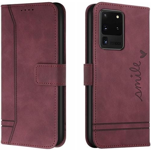 Coque Galaxy S20 Ultra,Portefeuille Etui Housse Pour Samsung Galaxy... on Productcaster.