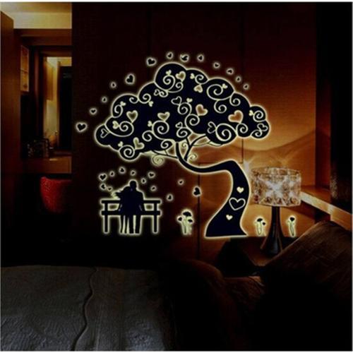 Autocollant mural lumineux en forme d'arbre d'amour, nouveau, pour ... on Productcaster.