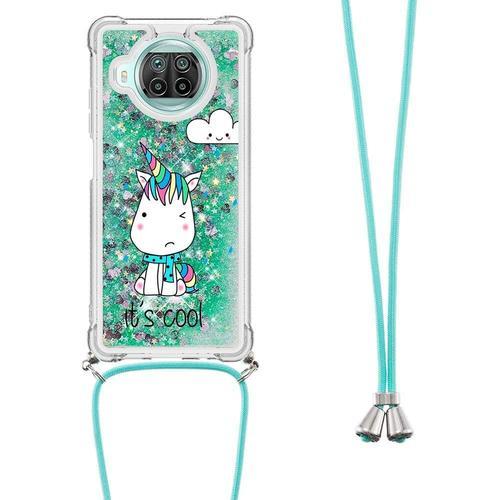 Collier Coque Pour Xiaomi Mi 10t Lite,Glitter Paillette Brillante Q... on Productcaster.