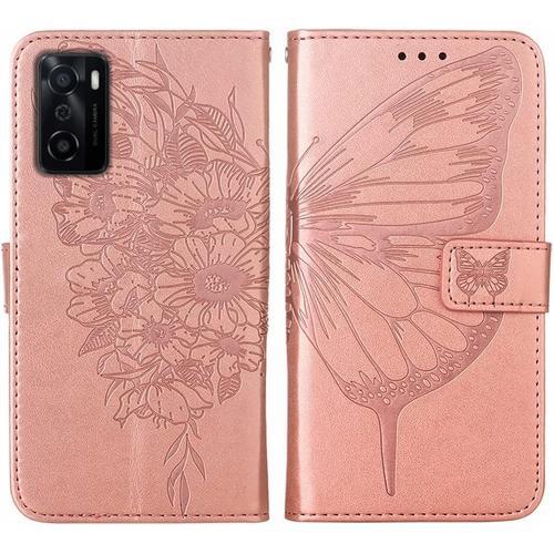 Housse Coque Pour Oppo A55s 5g Etui Housse En Cuir Portefeuille Ave... on Productcaster.