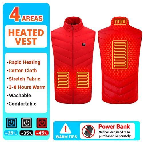 Veste Thermique À Infrarouge Usb Pour Homme,Vêtement D'hiver Électr... on Productcaster.