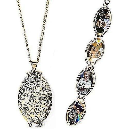 Expansion Photo Locket Collier Pendentif 4 Photos Colliers Chaîne C... on Productcaster.