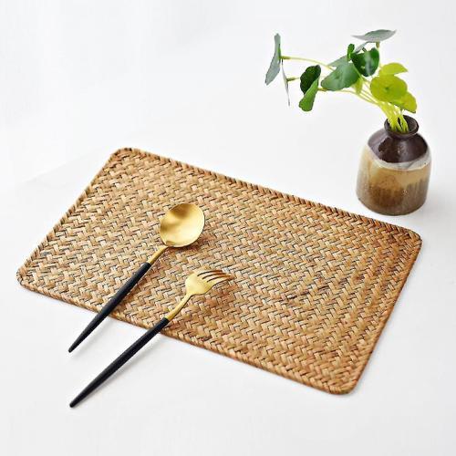 Pack De 4 Sets De Table Marines Naturels Napperon Tissé Rotin Tapis... on Productcaster.