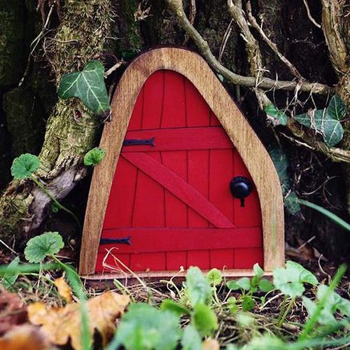 1Pc Fairy Garden Door for Tree, Home Miniature Door Decoration, Fai... on Productcaster.