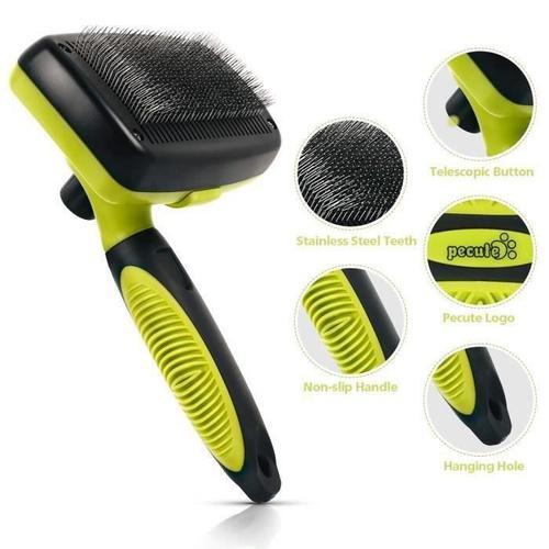 Brosse Chien Et Chat, Brosse Peigne De Toilettage Rétractable Pour ... on Productcaster.