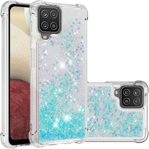 Coque Pour Samsung Galaxy A12, Glitter Flottant Liquide Brillante C... on Productcaster.