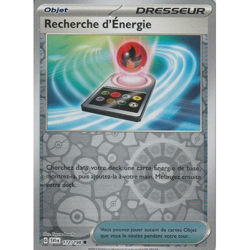 Carte Pokemon - Recherche D'energie -172/198 - Reverse - Ecarlate E... on Productcaster.