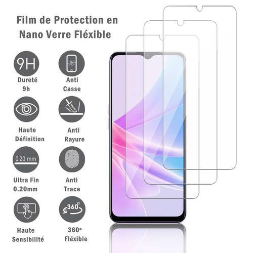 3 Films Protection D'écran En Verre Nano Fléxible Pour Oppo A78 5g ... on Productcaster.