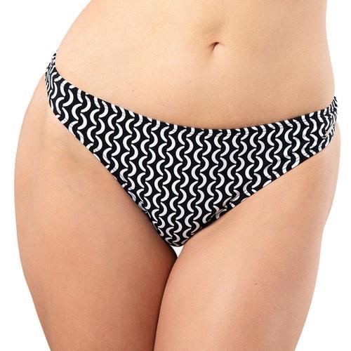 Bas De Bikini Noir/Blanc Femme Sun Project Basic on Productcaster.