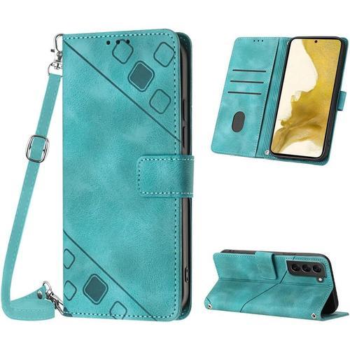 Coque Pour Samsung Galaxy S22+ / S22 Plus, Pu Leather Flip Portefeu... on Productcaster.