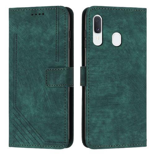 Coque Pour Samsung Galaxy A20/A30,Protection Portefeuille Etui À Ra... on Productcaster.