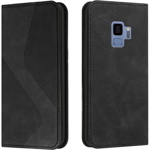 Coque Pour Samsung Galaxy S9, Etui Samsung S9 Cuir, Housse En Cuir ... on Productcaster.