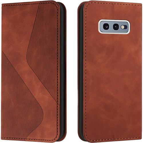 Coque Pour Samsung Galaxy S10e, Etui Samsung S10e Cuir, Housse En C... on Productcaster.