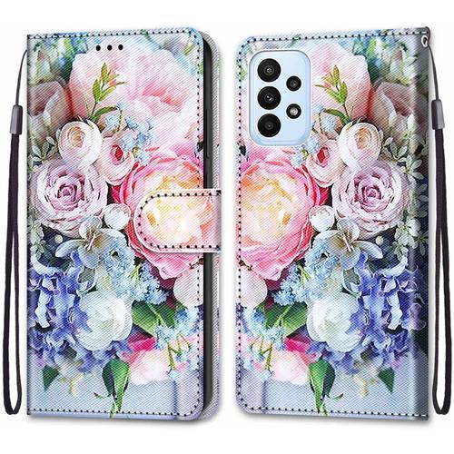 Coque Pour Samsung Galaxy A23 5g, Etui Portefeuille Samsung A23 5g,... on Productcaster.