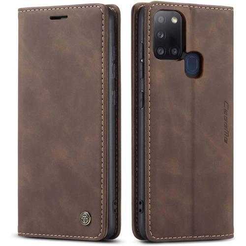 Coque Pour Samsung Galaxy A21s,Anti-Choc Housse En Cuir Premium Fli... on Productcaster.