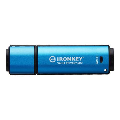 Kingston IronKey Vault Privacy 50C - Clé USB - chiffré - 32 Go - US... on Productcaster.