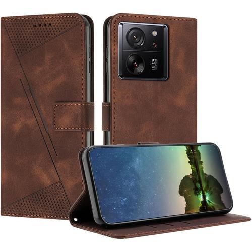 Etui Coque Pour Xiaomi Mi 13t/13t Pro, Coque De Telephone En Cuir D... on Productcaster.