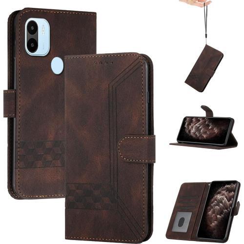 Coque Pour Redmi A1 Plus,Portefeuille Étui Housse En Cuir Protectio... on Productcaster.