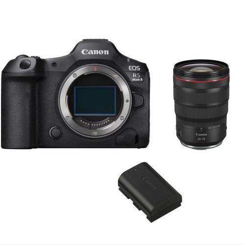 Canon EOS R5 Mark II 45 mpix sans miroir + Objectif Canon RF 24-70m... on Productcaster.