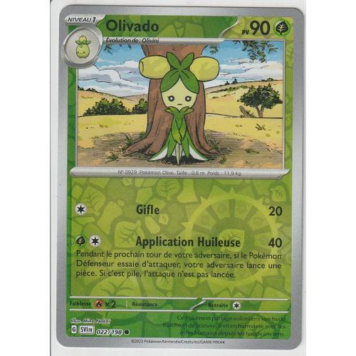 Carte Pokemon - Olivado - 022/198 - Reverse - Ecarlate Et Violet - on Productcaster.