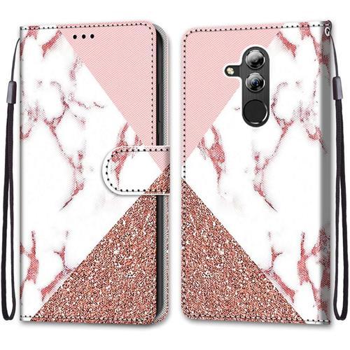 Coque Pour Huawei Mate 20 Lite, Etui En Cuir Pu Portefeuille Housse... on Productcaster.