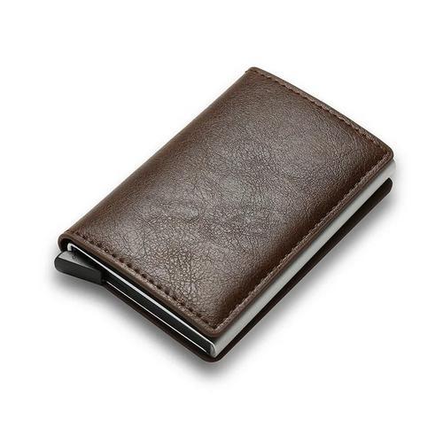 Portefeuilles en cuir marron vintage pour hommes,sac d'argent,mini ... on Productcaster.