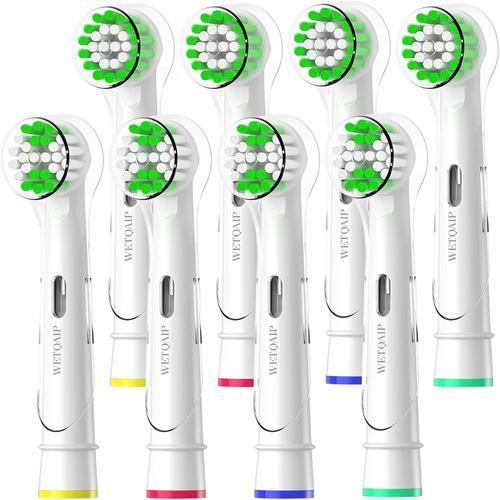 Tte De Rechange Compatibles Avec Oral-B À Dents Electrique, 4 Sensi... on Productcaster.