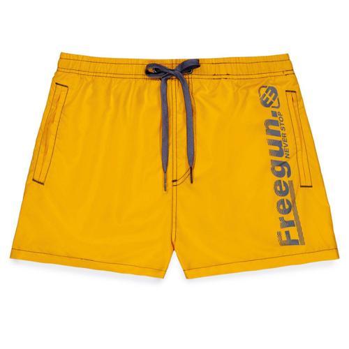 Boardshort Court Garçon Avec Ceinture Demi-Élastiquée on Productcaster.