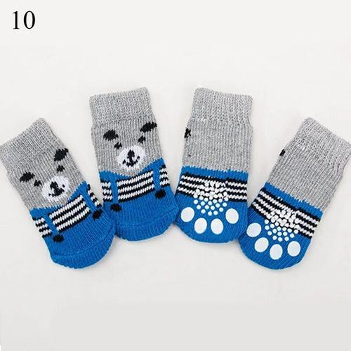 Chaussettes Antidérapantes En Tricot Pour Chiens,4 Pièces,Chaussure... on Productcaster.