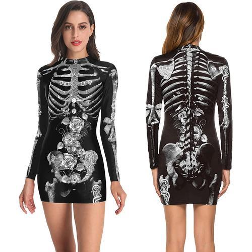 Deguisement Squelette Femme, Deguisement Halloween Femme, Costume H... on Productcaster.